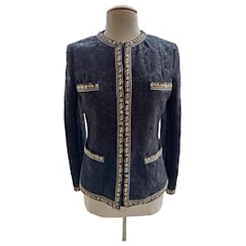 Etro Black Embroidered Jacket Black