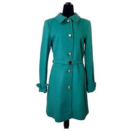 Roberto Cavalli Green wool coat Cavalli Class y2k Green
