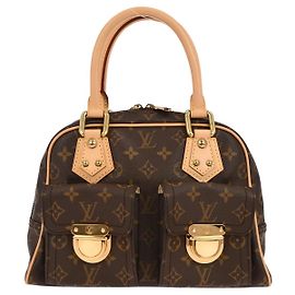 Louis Vuitton Manhattan Monogram Canvas PM Marrom