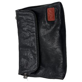 Giorgio Armani mittelgroße Leder Umhängetasche Schwarz