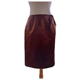 Saia Blumarine de acetato e rayon Outro