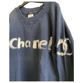 Chanel Pullover, Westen Marineblau