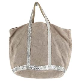 Vanessa Bruno Bolsa tote de algodão cinza Cinza