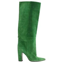 Barbara Bui Botas de camurça verdes Verde