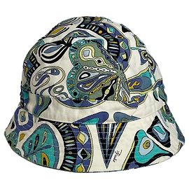 Vintage Emilio Pucci Abstract Bucket Hat Multicolor Multiple colors