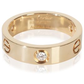 Cartier Yellow Gold Diamond Love Ring Other