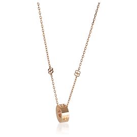 Collier Gucci en or rose Icon GG Star Autre