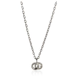 Collar GG Marmont de oro blanco Gucci Otro