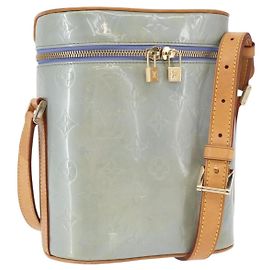 Louis Vuitton Sullivan Monogram Vernis Vertical Blu