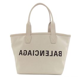 Balenciaga Jumbo Small Tote Bag in White Canvas White