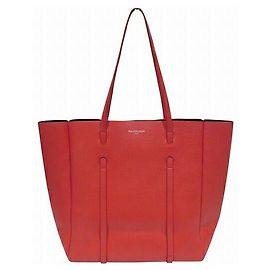 Balenciaga Everyday Tote S Leather Tote Bag Red
