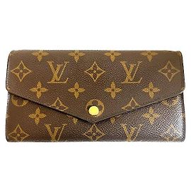Cartera Larga Monograma Sarah de Louis Vuitton Rosa