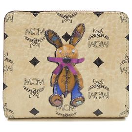 MCM MYS 7AXL50 IG001 Wallet Brown Beige