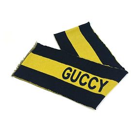 Gucci Wool Black Scarves Black