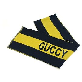 Gucci Wool Black Scarves Black