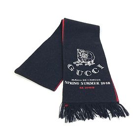 Gucci Wool Black Scarves Black