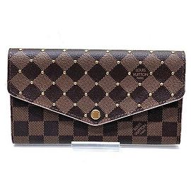 Portafoglio Sarah Damier Louis Vuitton Marrone
