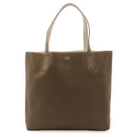 Hermès Reversible Hermes Double Sens 36 Tote Bag Grau