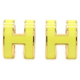 Pop H Ohrringe von Hermès Gelb