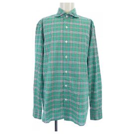 Autre Marque Camisa de algodão Giannetto Verde