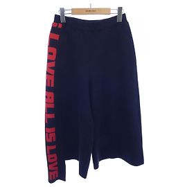 Stella Mc Cartney Stella McCartney Cropped Pants Red Blue Navy blue