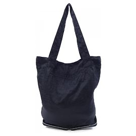 Bolsa tote de couro Ecoynl Scritto da Berluti Preto Cinza