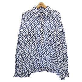 Camicia Fendi Bianco Blu