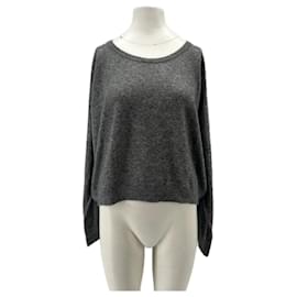 Leetha Grauer Pullover aus Kaschmir Grau