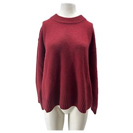 Reformation Bordeaux Pullover aus Kaschmir Bordeaux