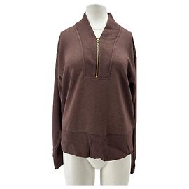 Autre Marque Maglione con zip marrone VARLEY Marrone