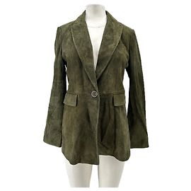 Veronica Beard Blazer en daim vert Khaki