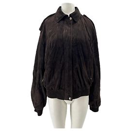 Autre Marque MANOKHI Brown Suede Jacket Brown