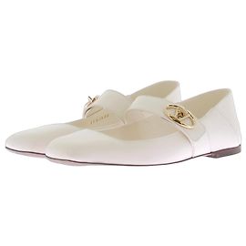 Valentino Garavani Sapatilhas Mary Jane VLogo Locker em couro Branco