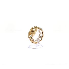 Chanel Pulsera dorada con cierre CC Dorado