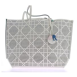 Dior Sac cabas ajouré blanc Blanc