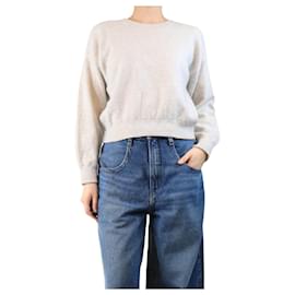 Vince Ivory Kaschmirpullover - Größe S Roh