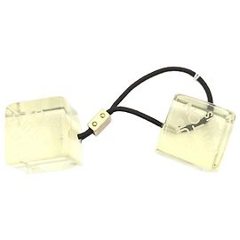 Louis Vuitton Elastico per capelli a cubo giallo Giallo