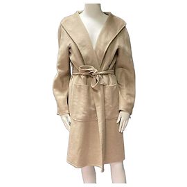 Max Mara Abrigo MaxMara Beige 100% Cachemira Beige