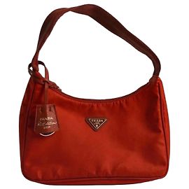 Sac à main Prada Re-Edition 2000 en nylon rouge Rouge