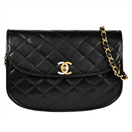 Borsa a Spalla Chanel Matelassé con Catena Nero