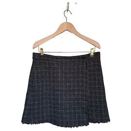 Sonia Rykiel Tweed Rock Dunkelgrau Anthrazitgrau