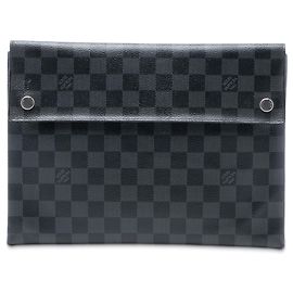 Pochette GM Alpha Damier Graphite Noir Louis Vuitton Noir