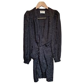 Zadig & Voltaire black silk dress Black