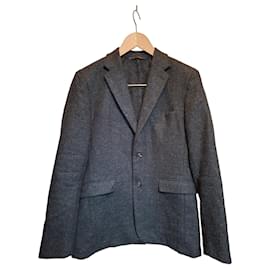 Autre Marque ASPALTE Grey Tweed Jacket Wool Grey