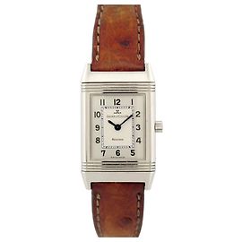 Jaeger Lecoultre RELÓGIO JAEGER-LECOULTRE REVERSO LADY 260.8.08 33MM AÇO QUARTZ Prata