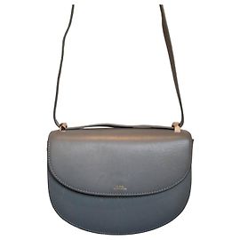 Autre Marque Bolsa de ombro em couro cinza A.P.C. Cinza