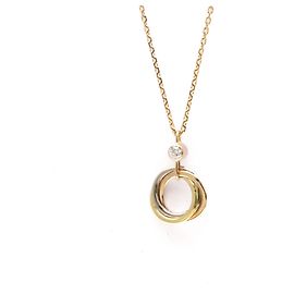 Collier en diamant 1P Baby Trinity de Cartier Doré