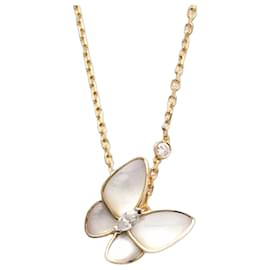 Van Cleef & Arpels De Papillon Diamond Necklace Golden