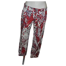 Pinko Slim Hose mehrfarbig Baumwolle Größe 42 Mehrfarben
