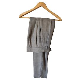 Max Mara Calças, leggings Marrom